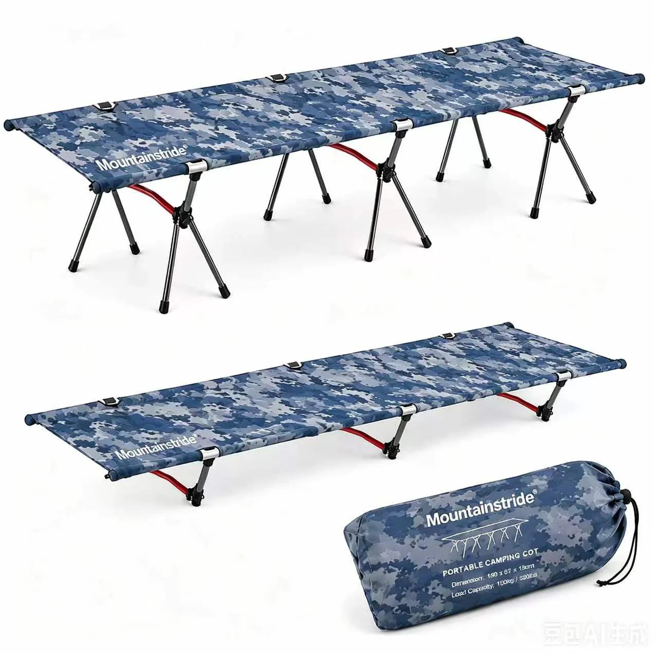 Mountainstride ArmyWild Portable Camping Cot