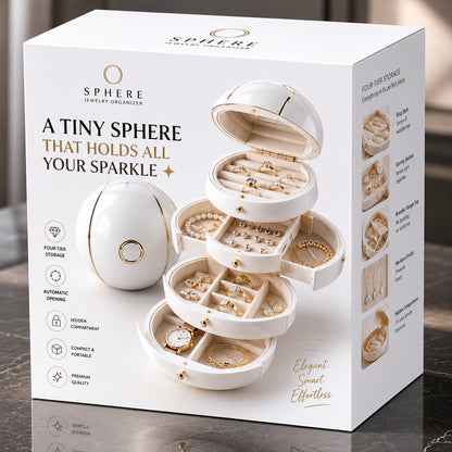 ⏰Last Day Promotion 48%OFF⏰Automatic Deformable Spherical Jewelry Box