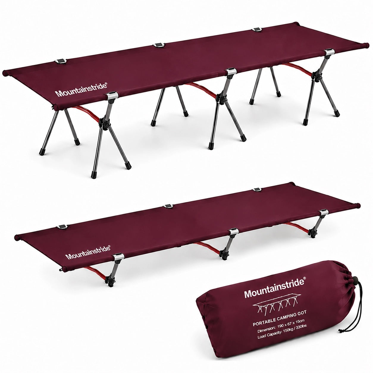 Mountainstride ArmyWild Portable Camping Cot