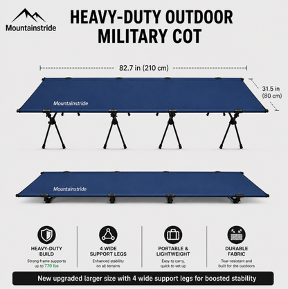 Mountainstride ArmyWild Portable Camping Cot