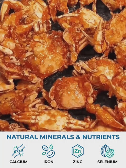 Spicy Sea Crab Snacks - High in Protein, Low in Sodium